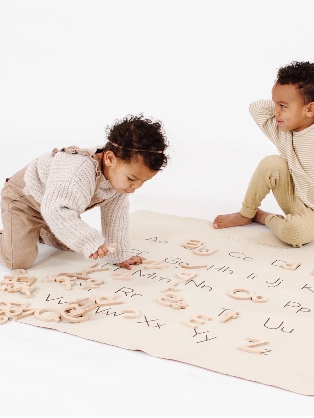 Gathre Alphabet Mat & Wooden Magnetic letters